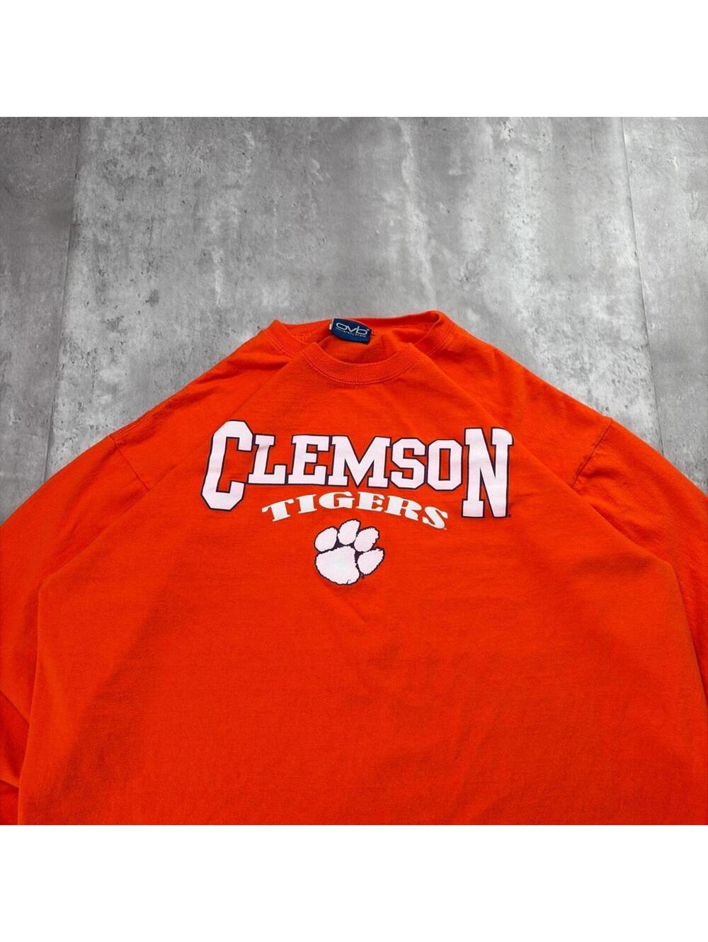 Vintage Ovb Clemston Tigers College Long Sleeve Shirt - Picture 3 of 8